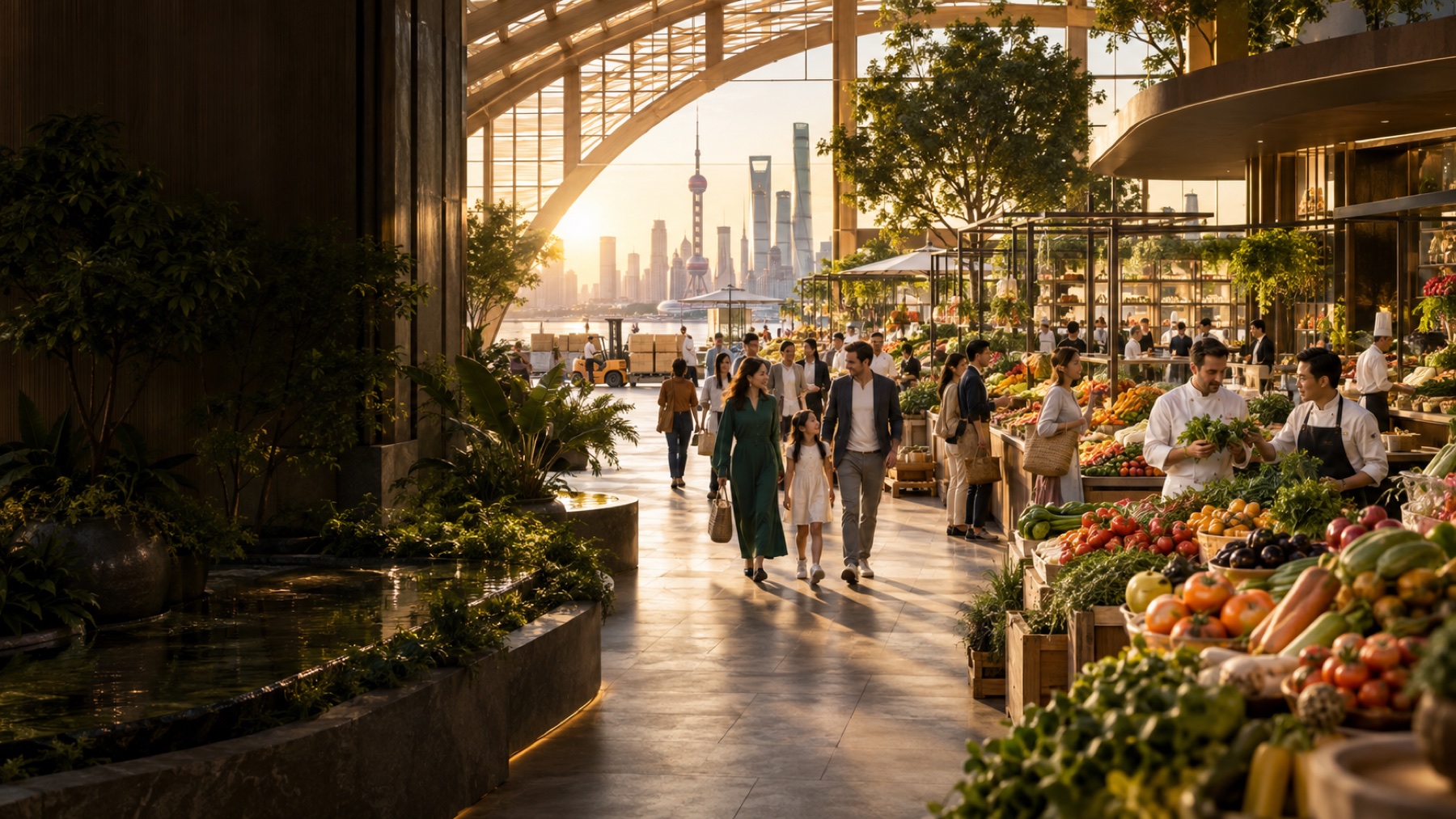 A premium international fresh-produce market concept for Punan Market
